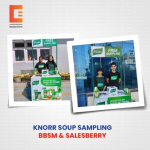 Knorr soup sampling bbsm & salesberry: nov 4, 2022_genesis events